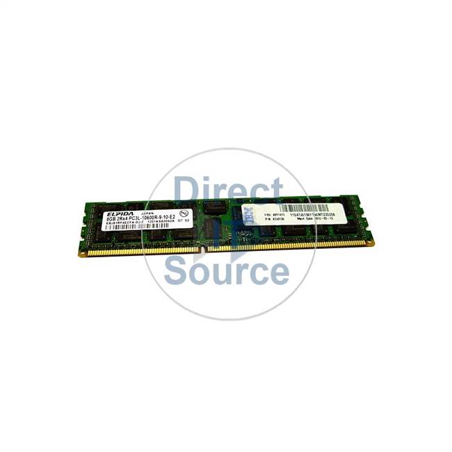 Elpida EBJ81RF4ECFA-DJ-F - 8GB DDR3 PC3-10600 ECC Registered 240-Pins Memory