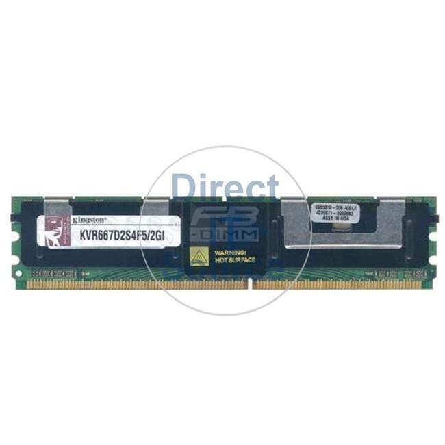 Kingston 2GB PC2-5300F ECC Fully Buffered DIMM Server RAM KVR667D2S4F5/2G 