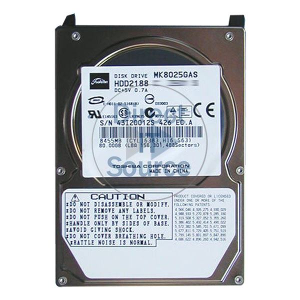 sød smag Afskrække opdragelse Toshiba MK8025GAS - 80GB 4.2K ATA/100 2.5" 8MB Cache Hard Drive