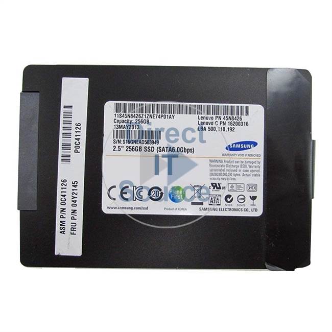 Fore type Gargle Grind Samsung MZ7TD256HAFV - 256GB SATA 6.0Gbps 2.5" SSD